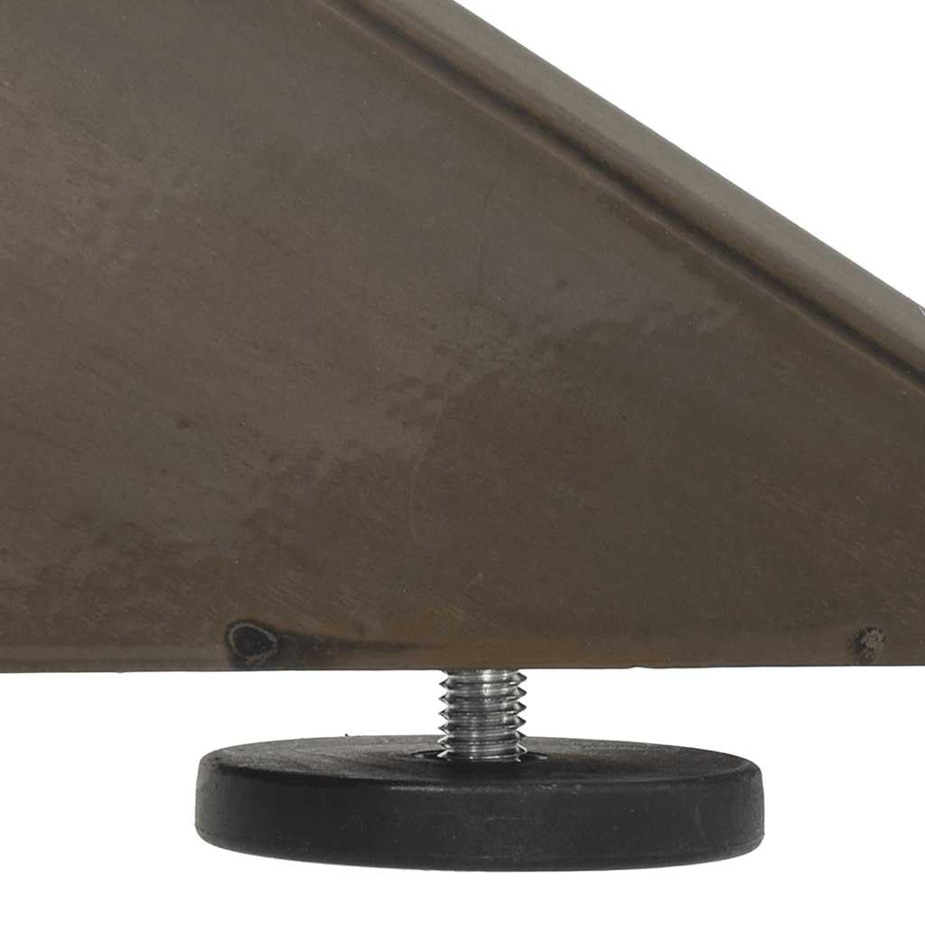 vidaXL Dining Table Leg Spider Shape Black 120x68x(72-73) cm Steel, Natural, 120 x 68 x (72-73) cm - Image 5