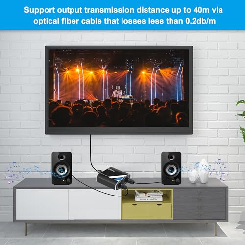 Divisor óptico digital de 3 portas, divisor de áudio óptico digital SPDIF Toslink 1 x 3 (1 em 3 saíd