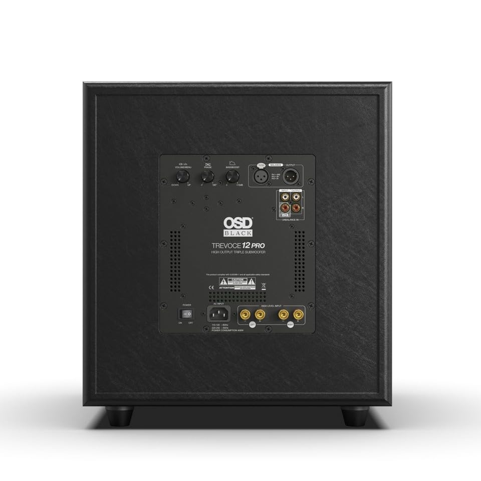 Amazon.com: OSD TreVoce 12 PRO 800W Powered Subwoofer - 12