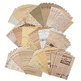 Alta Calidad: Hecho de papel kraft grueso, suave y duradero, los patrones y las palabras están impresos con una buena tecnología de impresión, no se desvanecerán fácilmente, conveniente para sus artesanías hechas a mano.