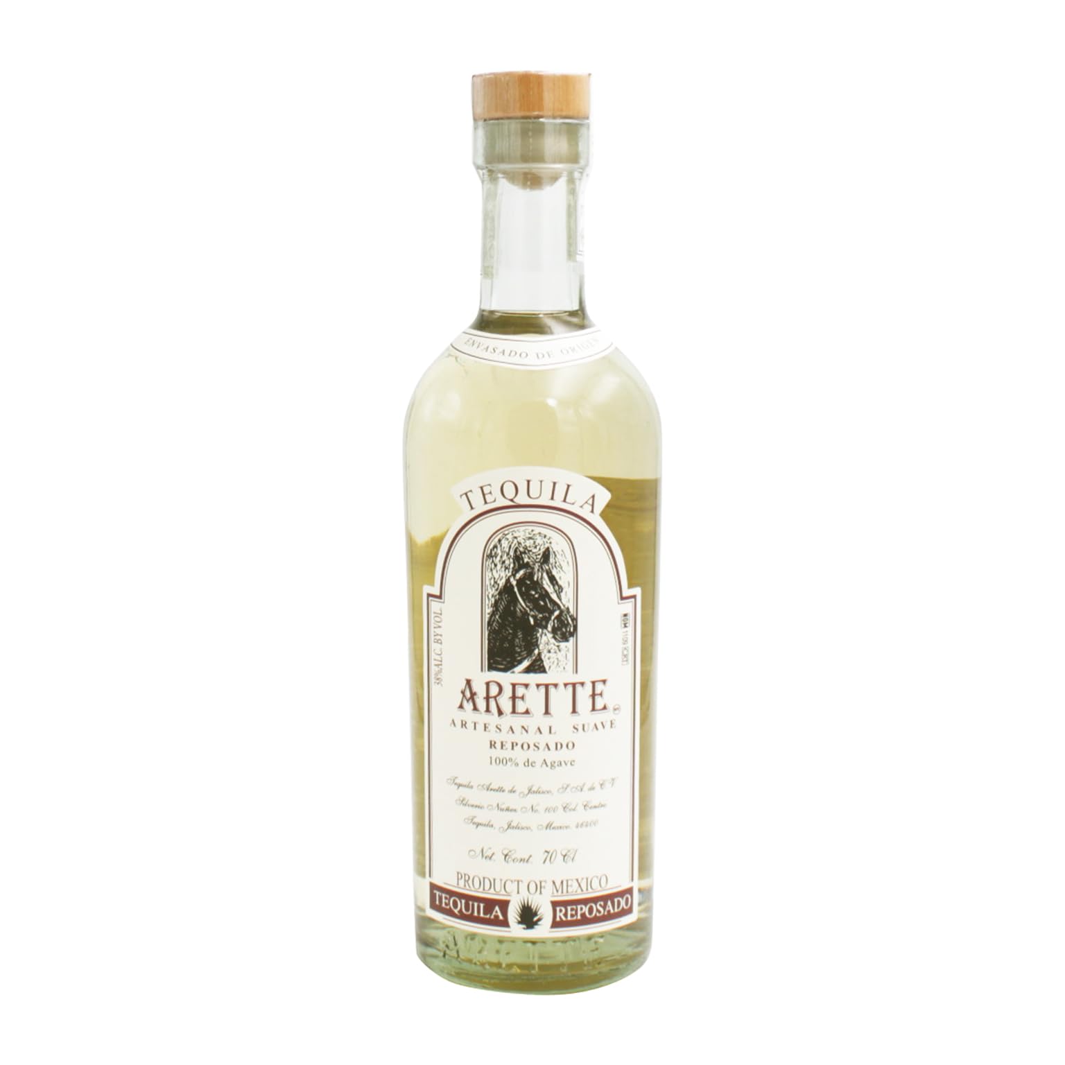 Tequila Arette Artesanal Suave Reposado 0,7L (38% Vol.)