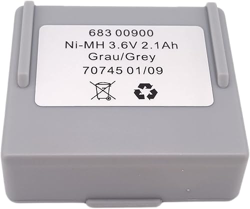 Batería de 3.6V Ni-MH 2100mAh 2.1Ah 68300900 para HETRONIC 683 00900 Batería de control remoto nuevo, gris y gris