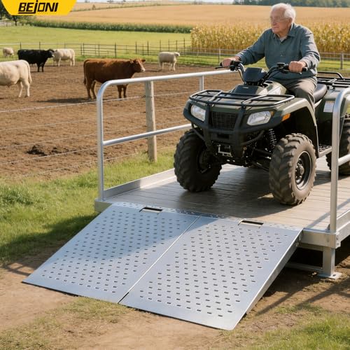 Rampa para cobertizo para montacargas 29 in x 48 in, 2200 lbs miniatura 6