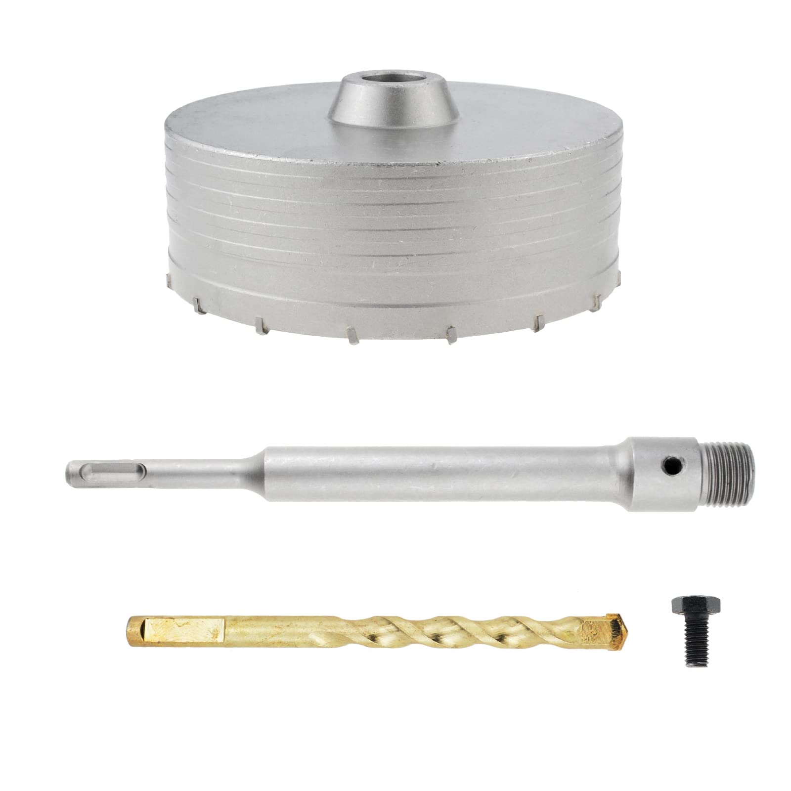 Corona de perforación hueca de 110mm,juego con rosca M22 SDS plus adaptador