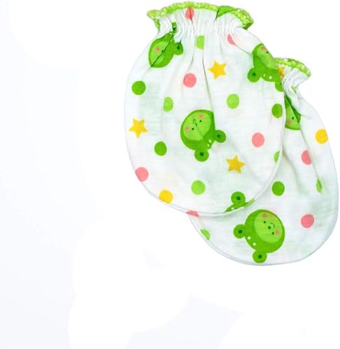 Miniatura 3 de Juego de guantes para bebé, 12 pares, sin arañazos, 100 % algodón, para niños de 0 a 6 meses, varios