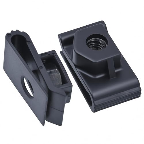 Miniatura 2 de Rexka 15 Uds. Cubierta de parachoques U Tuerca Soporte de matrícula U-Nut para Nissan Infiniti Armada Cube Frontier Leaf Pathfinder Rogue Versa G35