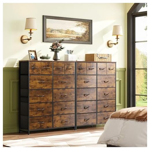 WLIVE 12-Drawer Tall Dresser Organizer