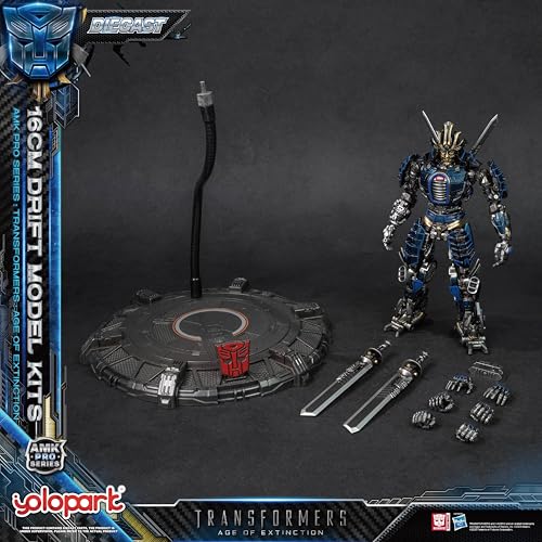 Image of YOLOPARK Transformers Toys Age of Extinction Drift Action Figure,AMK PRO Series 6.3 Inch Highly Articulated Transformers Model Kit for Ages 15 and Up,No Converting