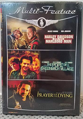 Mickey Rourke Triple Feature 3-DVD Set (Harley Davidson and the Marlboro Man / The Pope of Greenwich Village / A Prayer for the Dying)