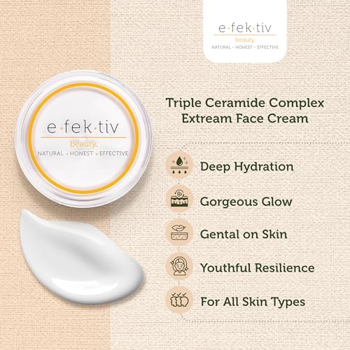 e.fek.tiv Triple Ceramide Complex MLE Barrier Extreme Cream, Intense Hydrating & Moisturizing Cream, Collagen Booster - Image 2