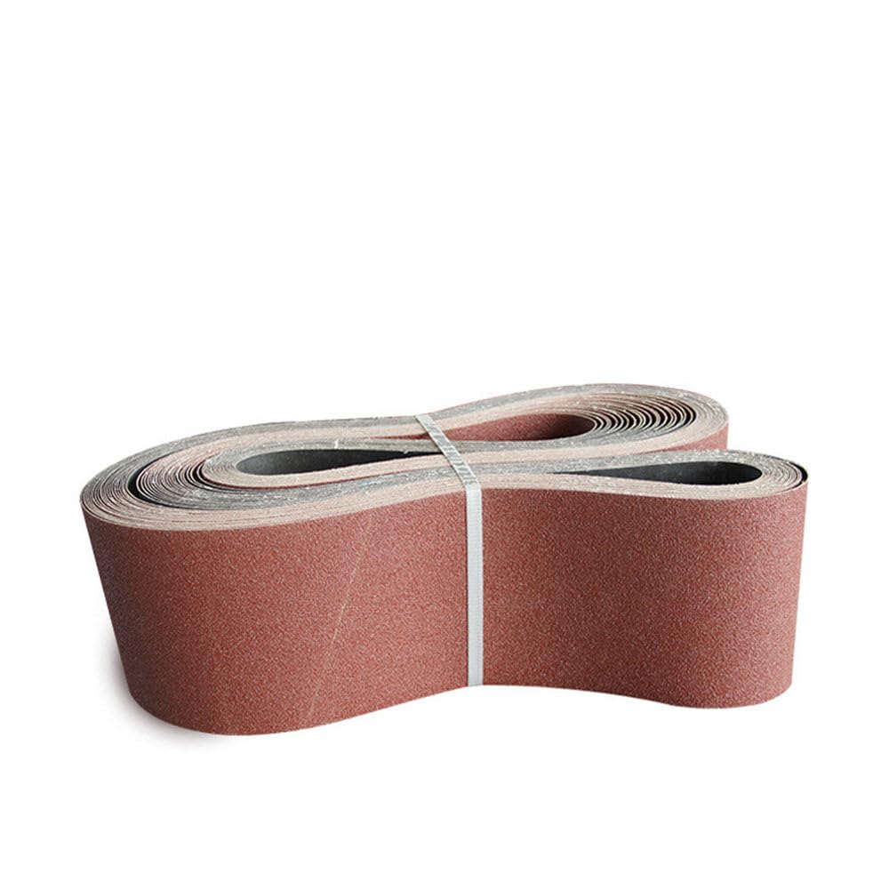 5/10個 1524*300mm 酸化アルミニウム粒子サンディングベルト 36-600 金属研磨 自動車 木製家具 ステンレス鋼研削