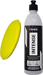 Renovador de Plásticos Internos Intense 500ml Vonixx + Aplicador + Aplicador de Espuma. Kit pra revitalização de painéis automotivo