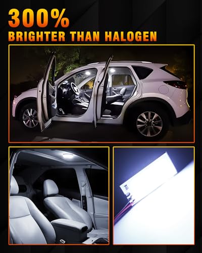 Panel LED COB 18-SMD para Auto, Luz Interior De Techo 40x20mm miniatura 5