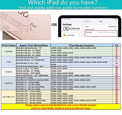 Image of DuraSafe Cases for iPad 9.7 Inch 6th Gen / 5th Gen [ iPad 6 iPad 5 ] MRJN2HN /A MR7G2HN /A MR7F2HN /A MP2F2HN /A MP2G2HN /A MPGT2HN /A Ultra Slim Smart Auto Sleep /Wake PC Cover - Gray