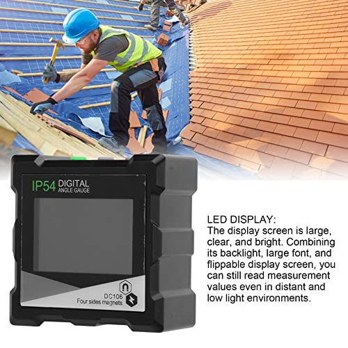Inclinómetro digital Omabeta con base magnética y LED miniatura 2
