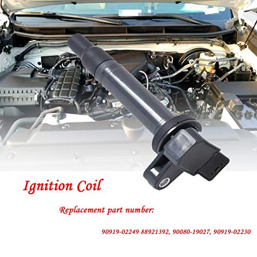 Kesoto Bobina de ignição preta do lado direito 90919-02230 para Toyota 4Runner 2003-2009