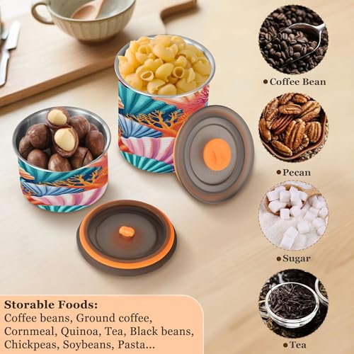 Envase hermético de acero para café de 17 oz Kigai miniatura 6