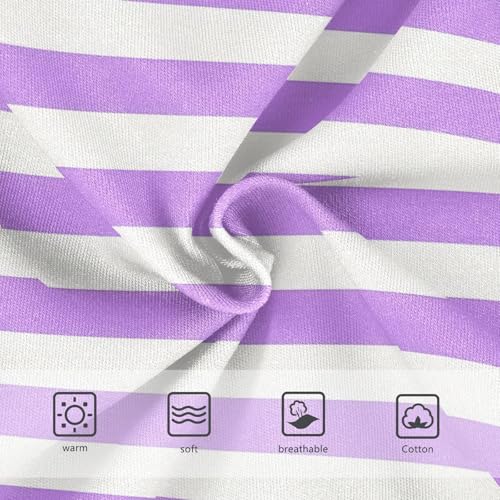 Purple White Stripe Toddler Girls's Underwear 2T 23008773