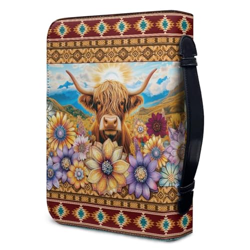 Bible Cover Case PU Leather Book Cover for Women Girls, Large Capacity Scripture Bag Bible Cover Bags2