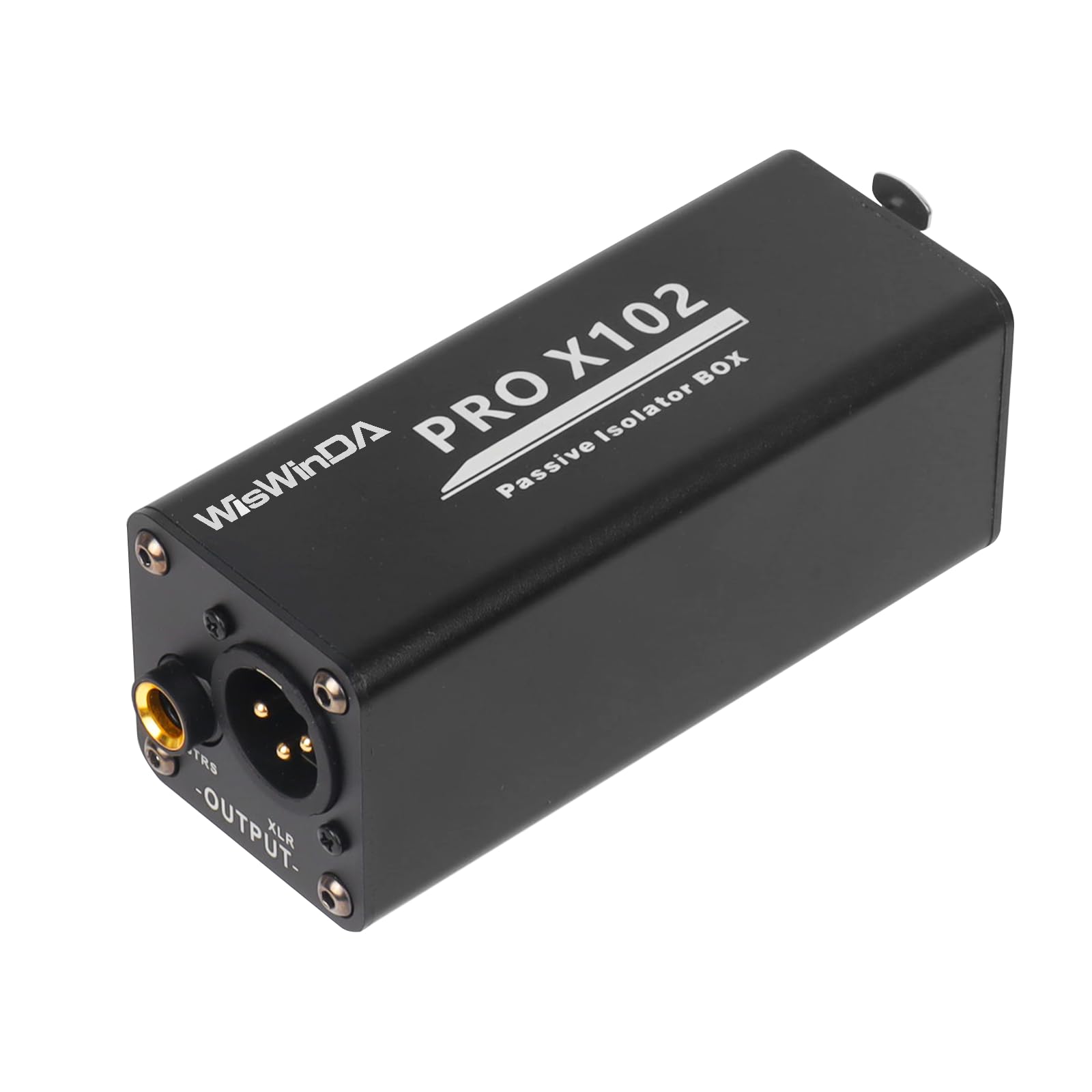 WisWinDa Pro 1/4 6.35 TRS/XLR X102 Muti-Purpose Hum Eliminator Microphone and Audio Player Ground Loop Noise Isolator HiFi Stereo Noise Filter for Different Audio Using Situation (PRO TS/XLR X102-1)