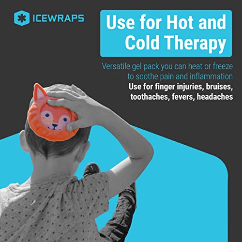 Icewraps Small Ice Packs For Kids Boo Boos | Kids Reusable Ice Packs With Cloth Cover | Baby Ice Pack For Fever Boo Boo #TOP4