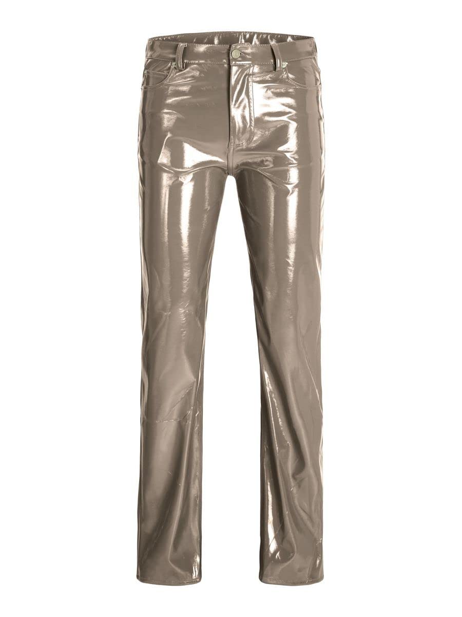 JJXX Jjxx Jxkenya Hw Straight Faux Leat Pants Noos Pantolon Kadın