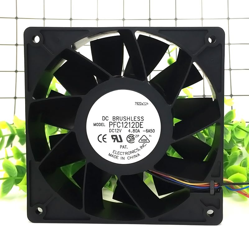 Ventilateur PFC1212DE 12038 ultra puissant 4.8A pour refroidissement de serveur