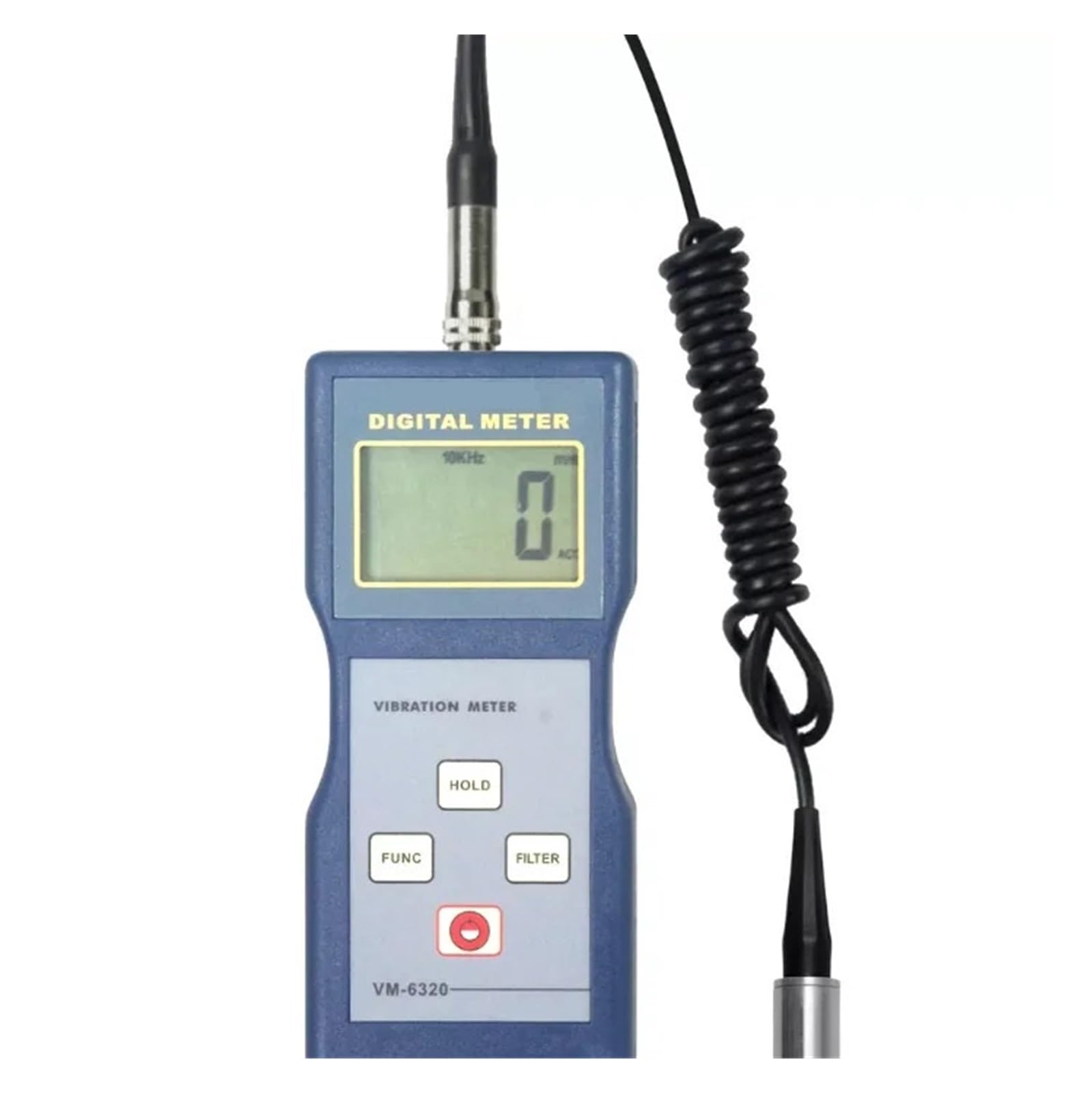 Gqnblvhzupdm One Color Vibration Tester Vm-6320 Vibration Meter Tester Ndt Instruments Vm6320 (1 To 10Khz) / P-P 0.1-200Mm /S