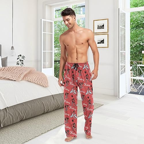 Pfrewn Men's Pajama Pants Sports Car Orange Arrows Gray Monster Truck Lounge Pants Super Soft Pajama Bottoms with Pockets4