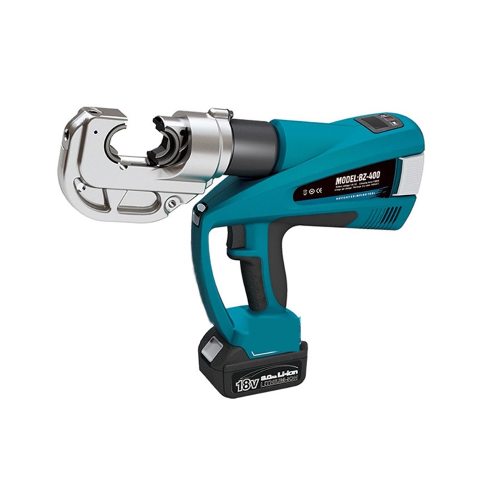 LNHHG - BZ-400 Battery Powered Crimping Tools， Electric Hydraulic Plier Rechargeable 16-400mm2 Cable Shear Hydraulic Crimping Cutting Pliers