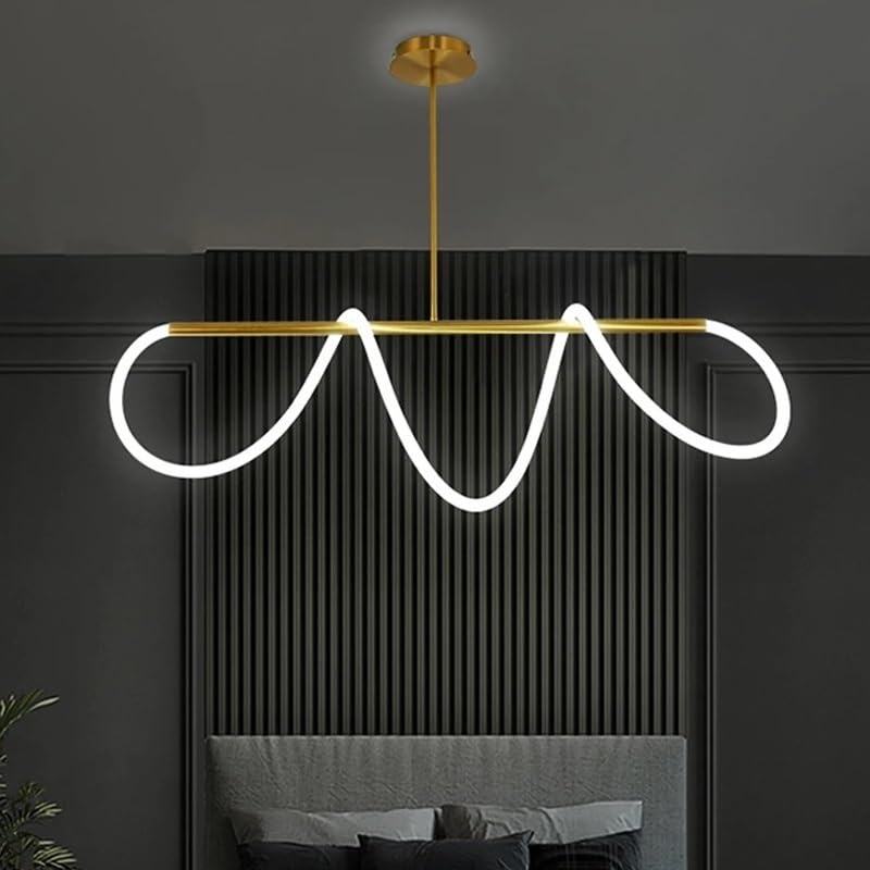 Lustre LED Moderne Art Déco Suspension Suspendue d'Intérieur Élégante