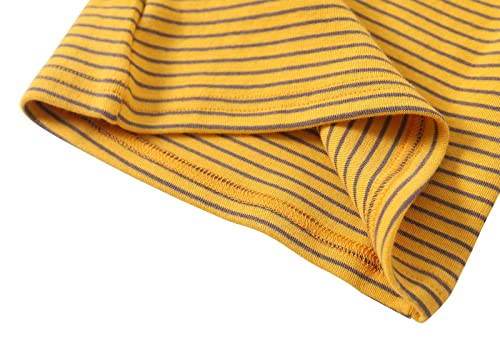 Baby Toddlers Long Sleeve Tee Shirts Little Kids Cotton Striped Crew Neck Tops (6Months-7Years)4