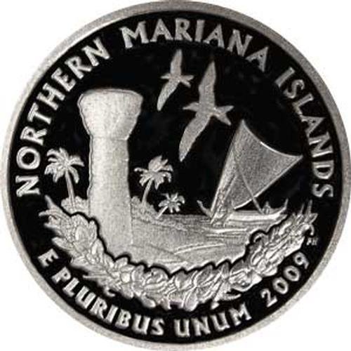 2009 Northern Mariana Islands S Gem Proof State Quarter US Coin at