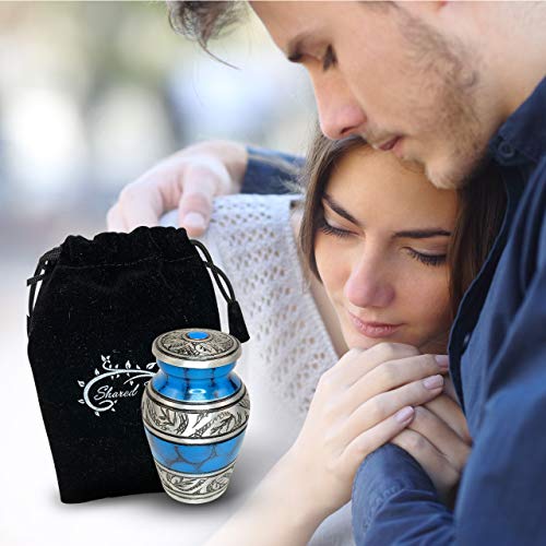 Cremation Urns for Human Ashes Elegant Large Adult Urn + 4 Small Urns