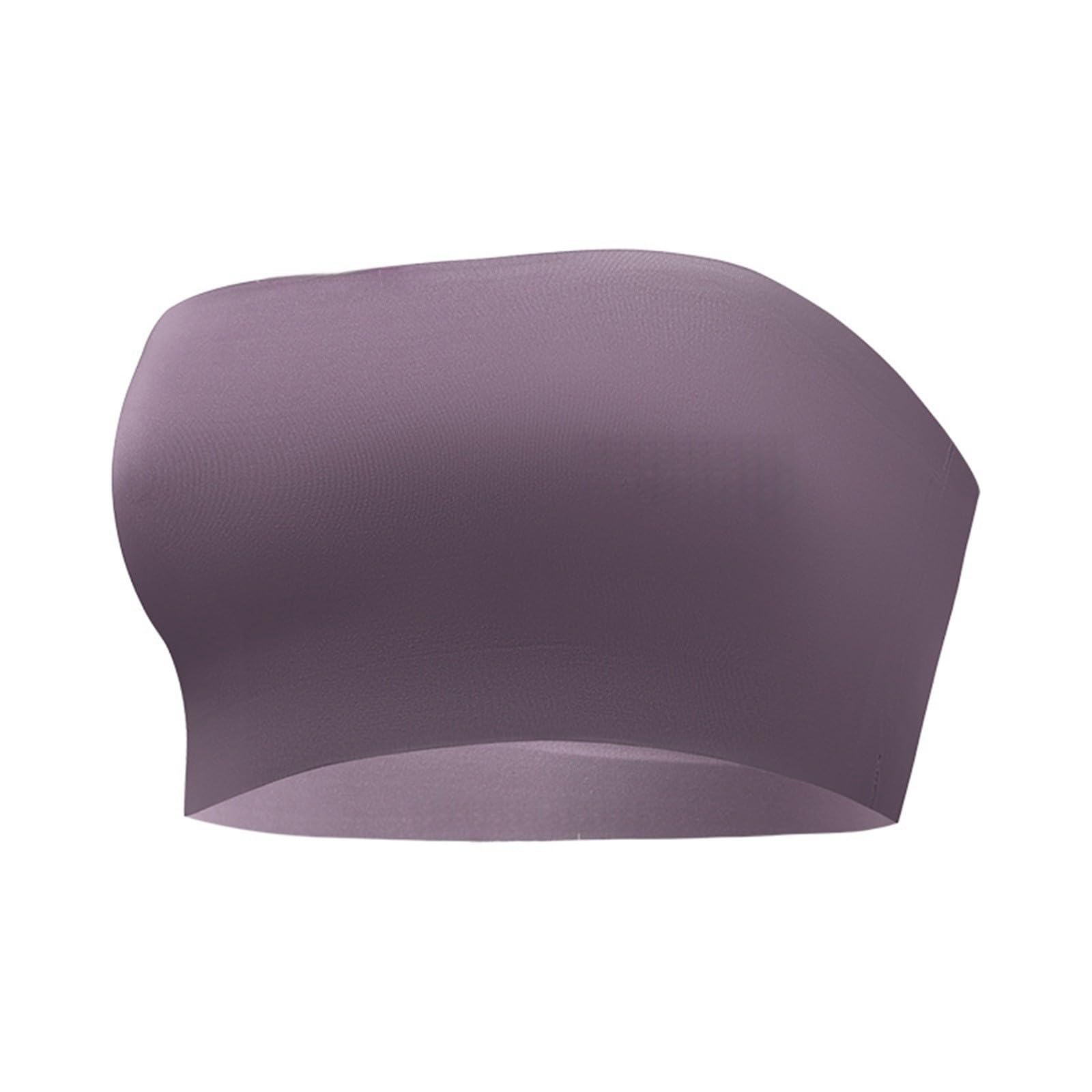 Sujetador sin Tirantes para Mujer, Push-up extraíble para Pechos caídos, Tops Deportivos, Suave, cómodo, cómodo, Ligero, Invisible, otoño, Verano, Sujetador
