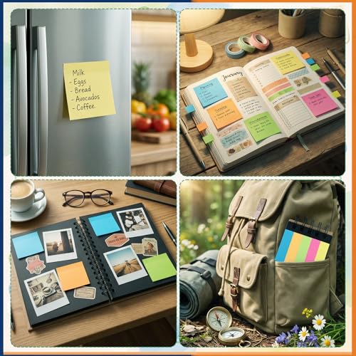 Fournitures de bureau compactes et drapeaux de page repositionnables