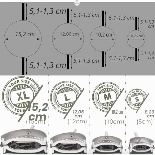 Miniatura 9 de Kaycrown Acero Inoxidable Ravioli Molde Empanada Prensa Pierogi Bola De Masa Maker Envoltura Para Hornear Cortador De Masa Utensilios De Cocina, X-Grande - 15 Cm