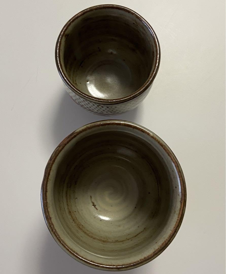 Amazon.co.jp: 益子焼 島岡達三 湯飲み茶碗ペア : ホーム＆キッチン