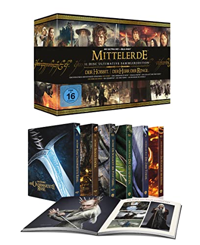 Mittelerde 4K Collection (Extended) – 4K Blu-ray (UHD + Blu-ray Disc)