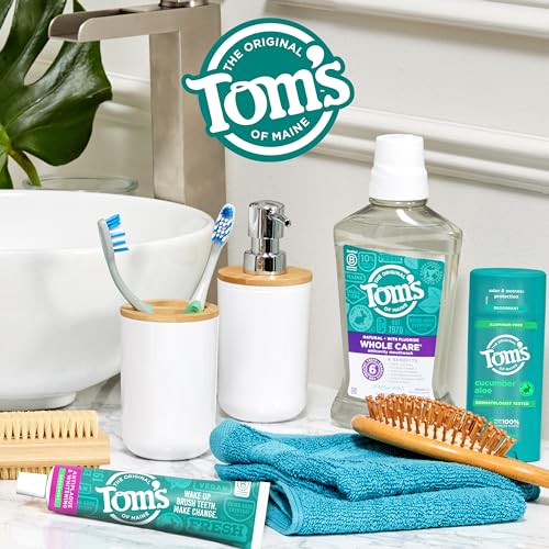Tom’s of Maine Antiplaque and Whitening Fluoride Free Toothpaste, Spearmint 3-Pack の商品画像 7