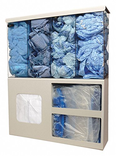 Bowman Mfg Co Protection System, Number of Compartments 7, Beige/Clear ABS Plastic and PETG Plastic - 1 Each