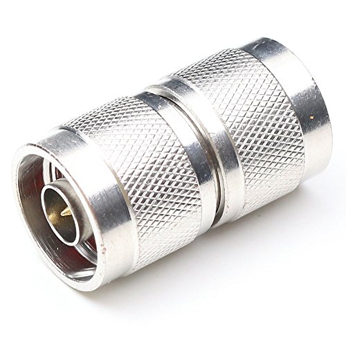 Conector N macho a macho coaxial pack x2 miniatura 4