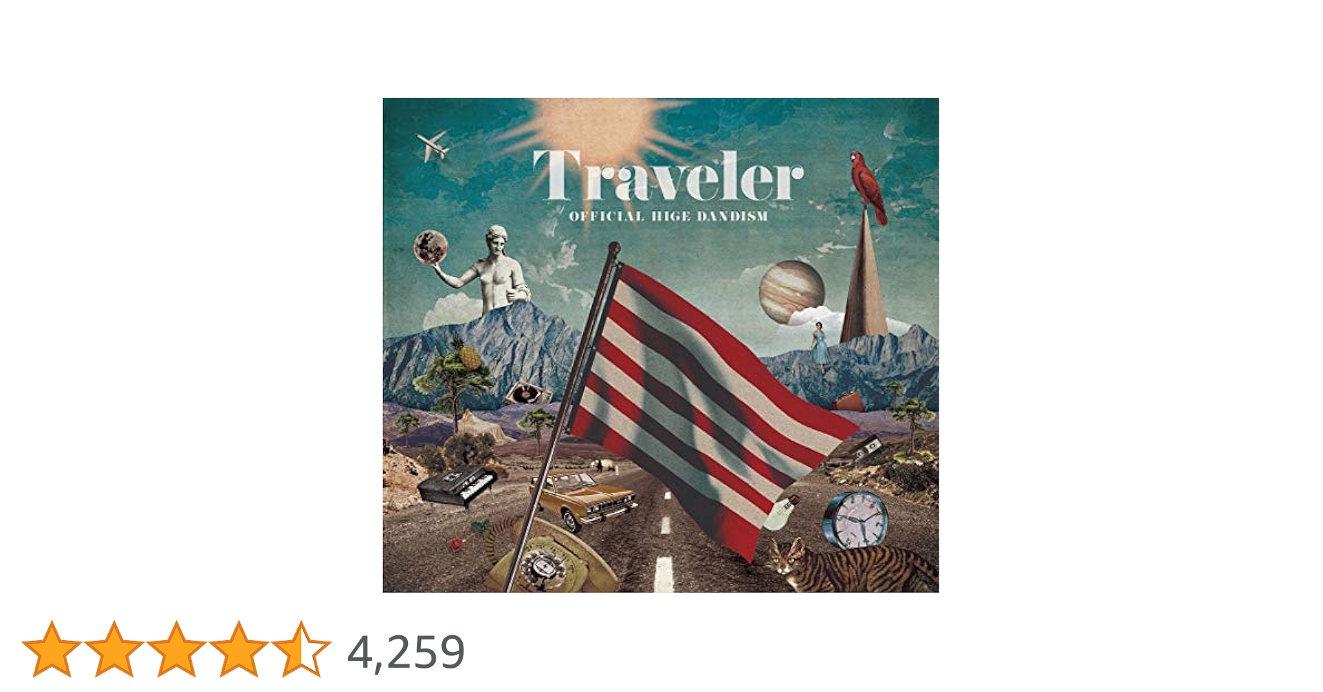 髭男Traveler HELLO Editorial 武道館CD 初回限定盤 Traveler ［CD+Blu-ray Disc］＜初回限定盤＞/Official髭男dism