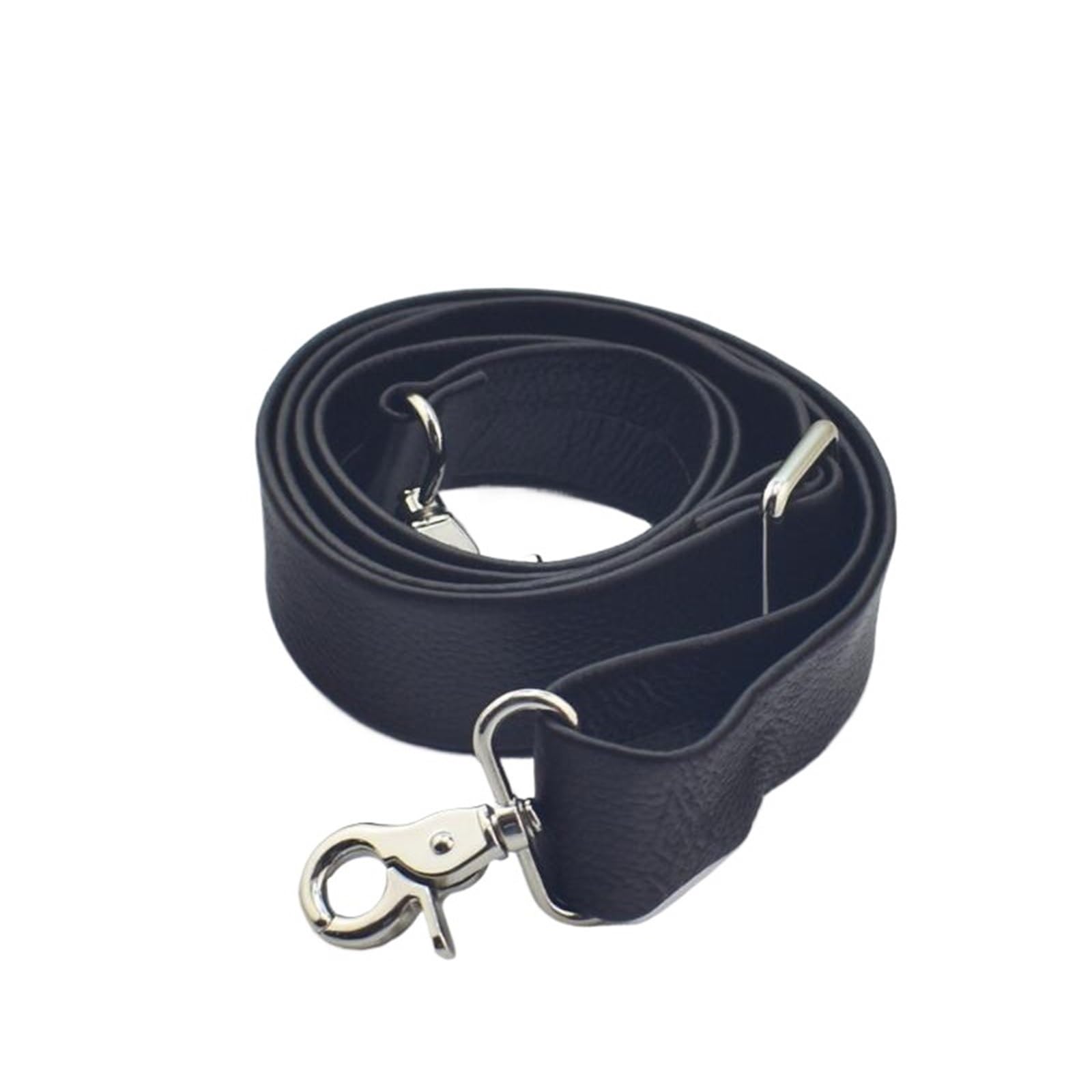 Correa Para Bolso De Piel De Mujer Correa de cuero genuino for bolso con diseño de lichi, asa desmontable, repuesto for hombre y mujer, hebilla plateada for bolsos, accesorios, cinturones Correa Para