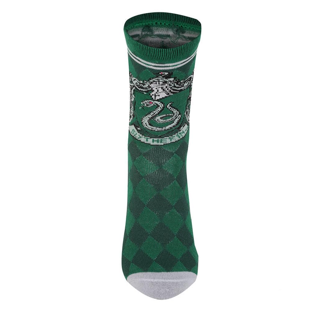 Harry Potter - SLYTHERIN Socks - Adult, Green, L-XL
