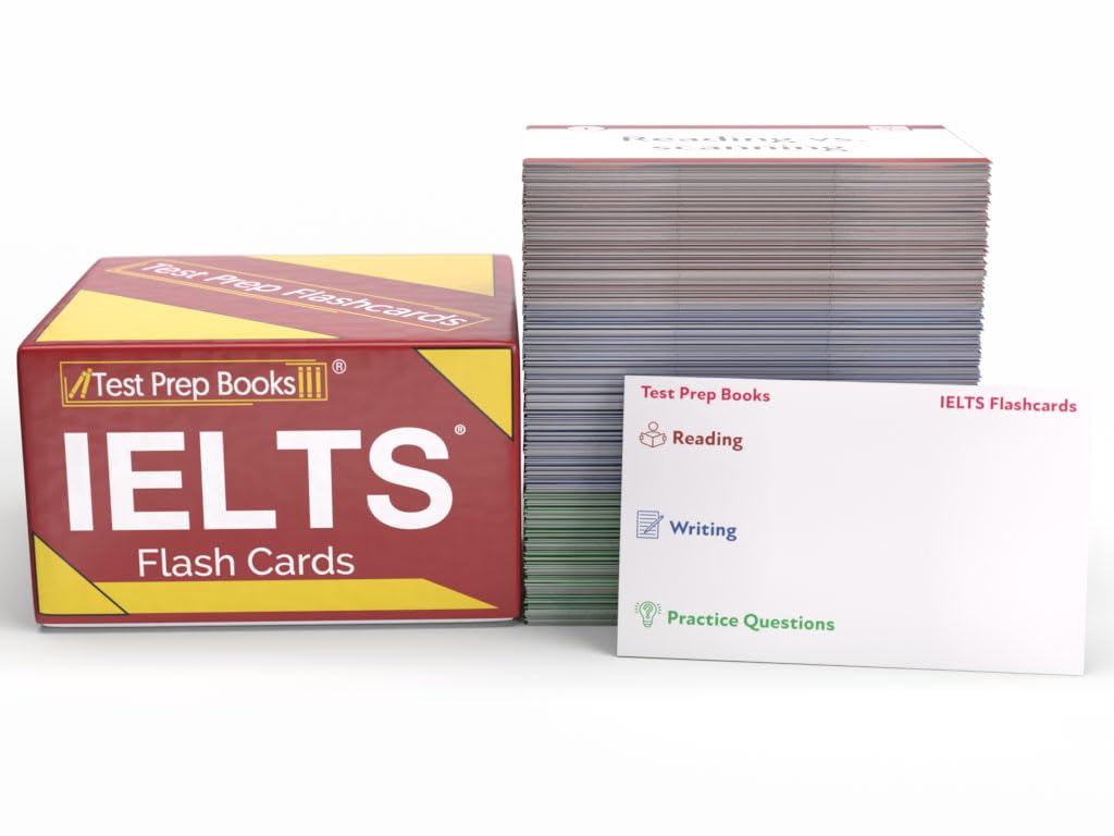 IELTS Study Cards 2026-2027: IELTS Preparation for the General and Academic Exam with Practice Test Questions [Full Color Cards]