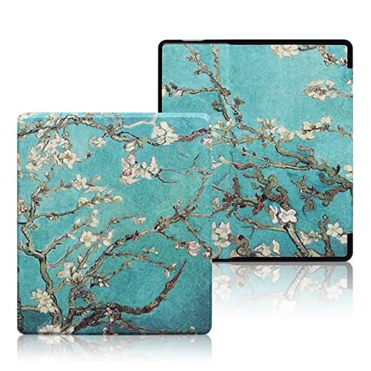 CCOO Nova capa para Kindle Oasis (9ª, 2017 lançada e 10ª geração de 2019, 17,78 cm), capa de poliuretano, despertar/dormir automática inteligente