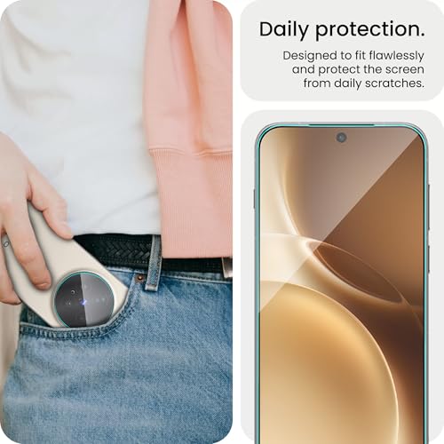 Image of FIRST MART Military-Grade Tempered Glass for Vivo X300 Pro With Clear Camera Lens Protector & Installation Kit | Edge to Edge Coverage, Case Friendly, Anti-Scratch | Crystal Clear