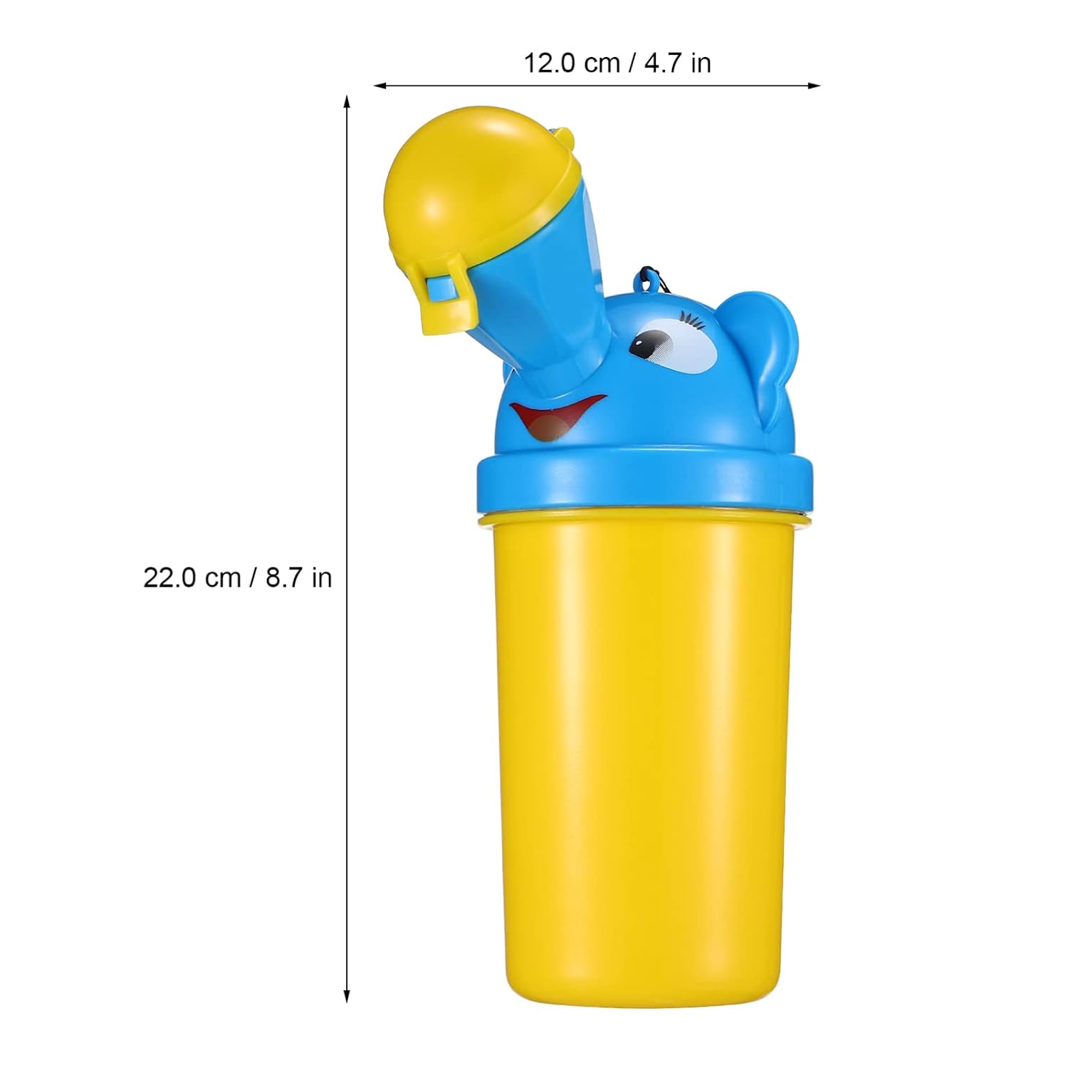 Portable Boys and Girls Pee Toilet Travel Potty Training Boys Compact Abs Potty for Camping Outdoor Random