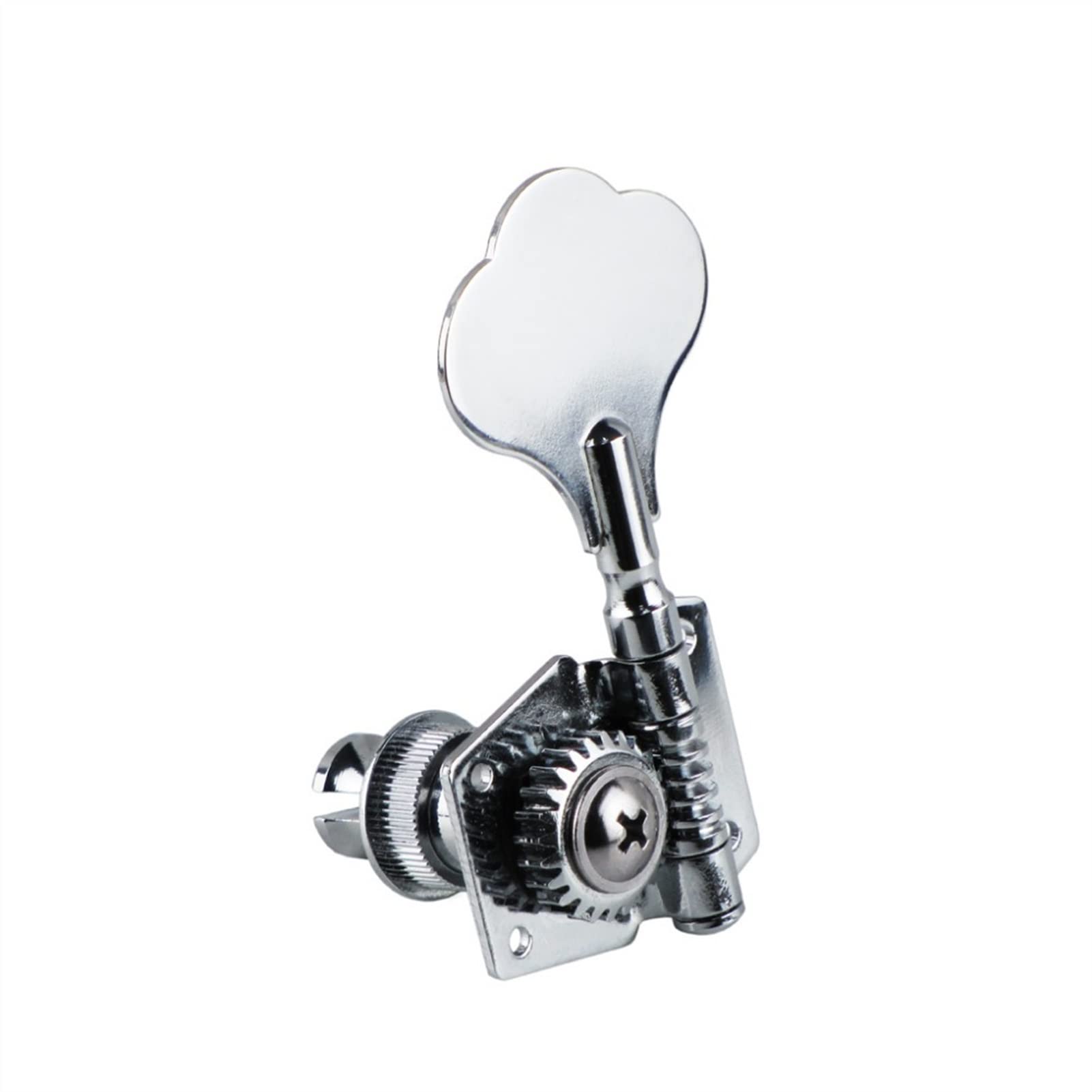 Chrome 4L Für Linkshänder Bassgitarre Vintage Open Bass Gitarre Tuning Pegs Maschinenköpfe Tuner Mechaniken Knöpfe